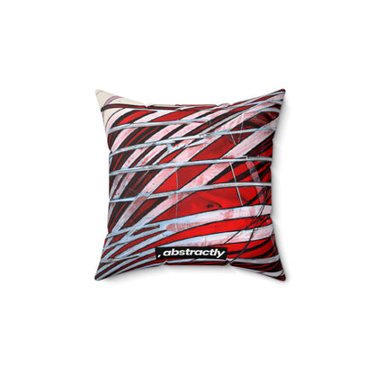 Madison Fletcher - Spring Force, Abstractly - Faux Suede Throw Pillow