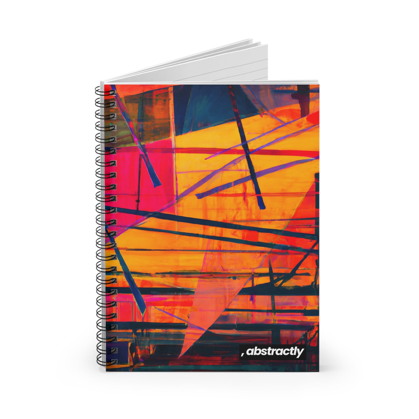 Alice Feldman - Electric Force, Abstractly - Spiral Notebook