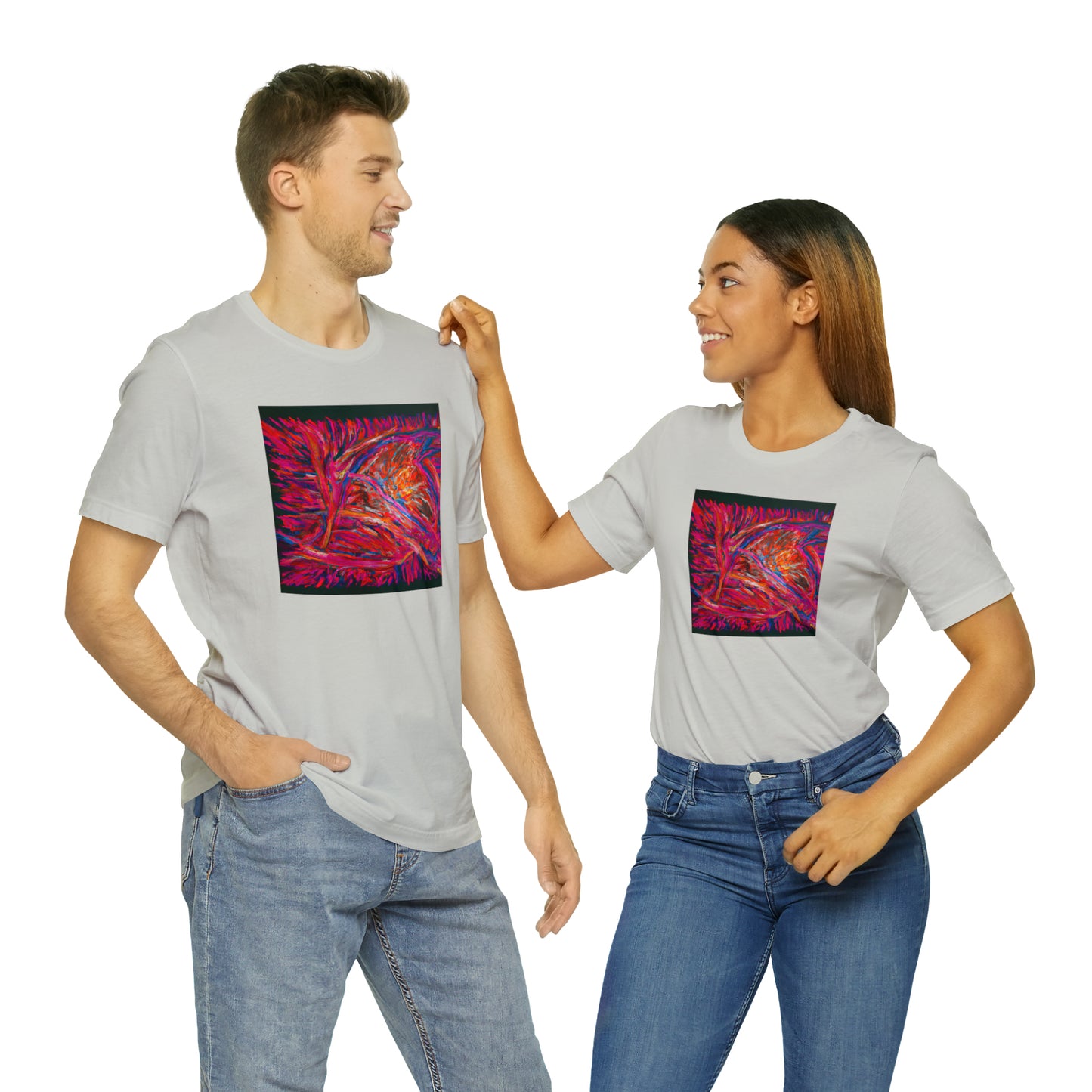 Solarian Crystal Prism - Neon, Abstractly - Tee