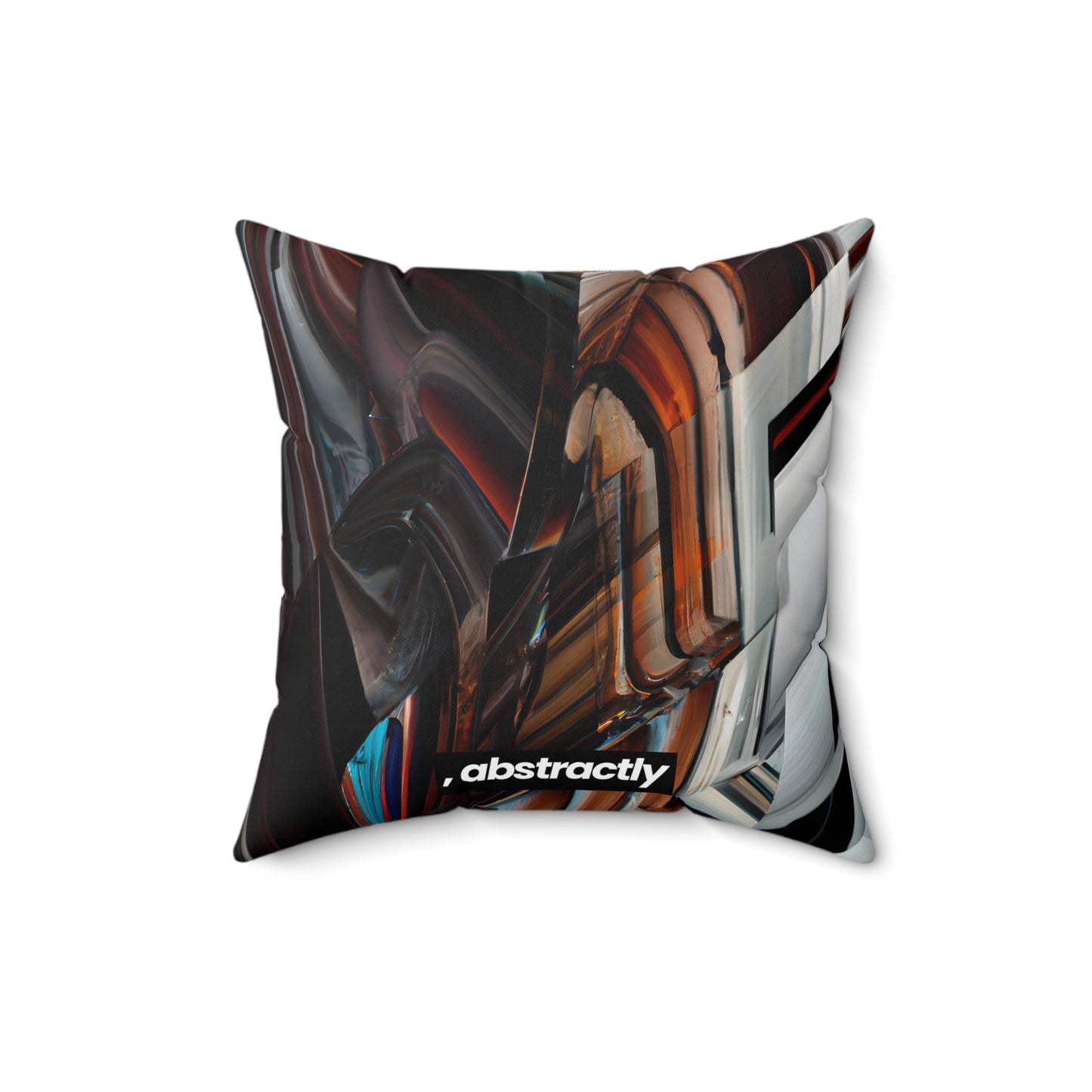 Selena Kastner - Gravity Force, Abstractly - Faux Suede Throw Pillow