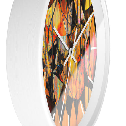 Dorothy Baxter - Magnetic Force, Abstractly - Wall Clock