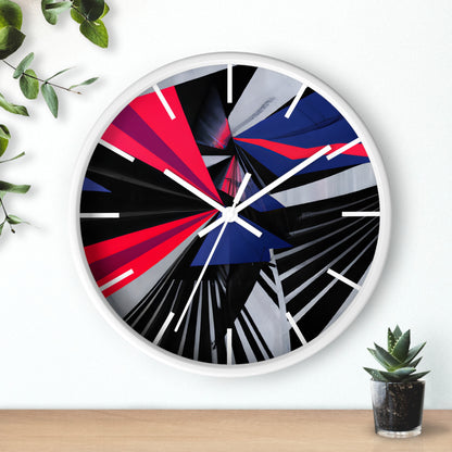 Helena Bruchner - Magnetic Force, Abstractly - Wall Clock