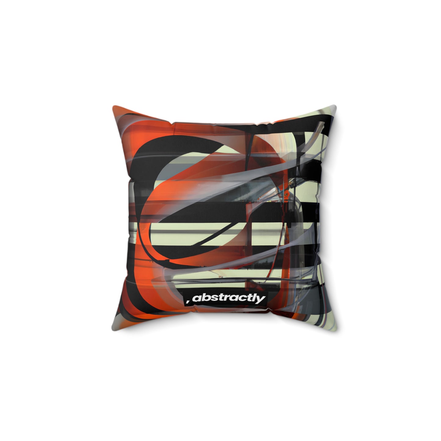 Lena Norberg - Spring Force, Abstractly - Faux Suede Throw Pillow