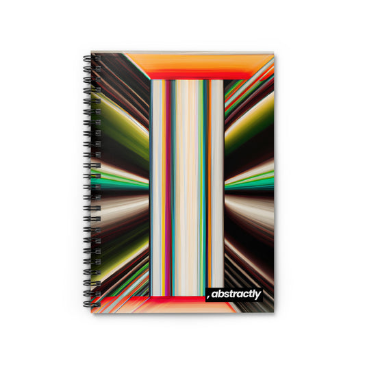 Ingrid Hartmann - Magnetic Force, Abstractly - Spiral Notebook