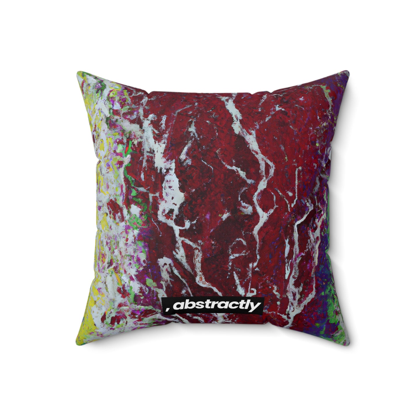 Azure Linxium - Chemistry, Abstractly - Faux Suede Throw Pillow