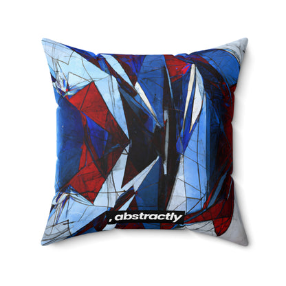 Elaine Hutchins - Normal Force, Abstractly - Faux Suede Throw Pillow