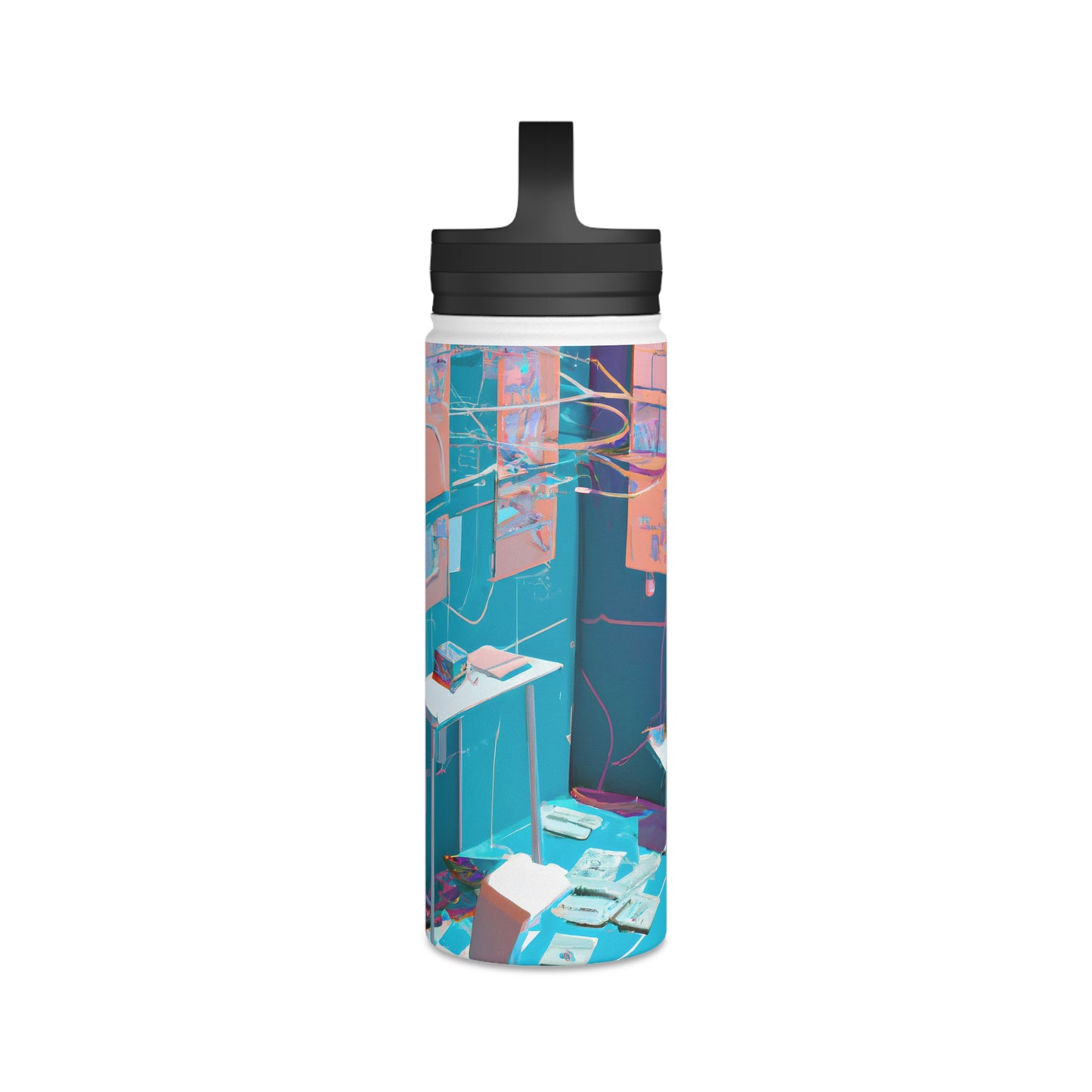 SilverPeak Finance - Cash Flow, Abstractly - Stainless Steel Water Bottle