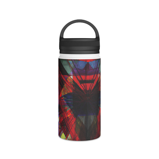 Rebecca Morland - Gravity Force, Abstractly - Stainless Steel Water Bottle