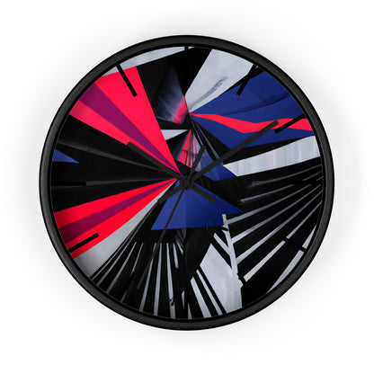 Helena Bruchner - Magnetic Force, Abstractly - Wall Clock