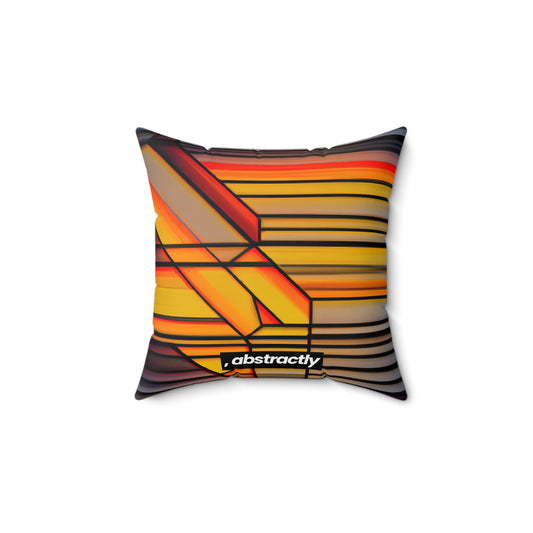 Adrian Walsh - Gravity Force, Abstractly - Faux Suede Throw Pillow