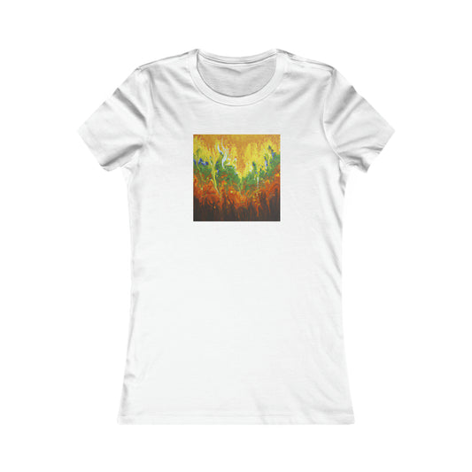 Andromeda Ionite - Chemistry, Abstractly - Ladies' Cut Tee