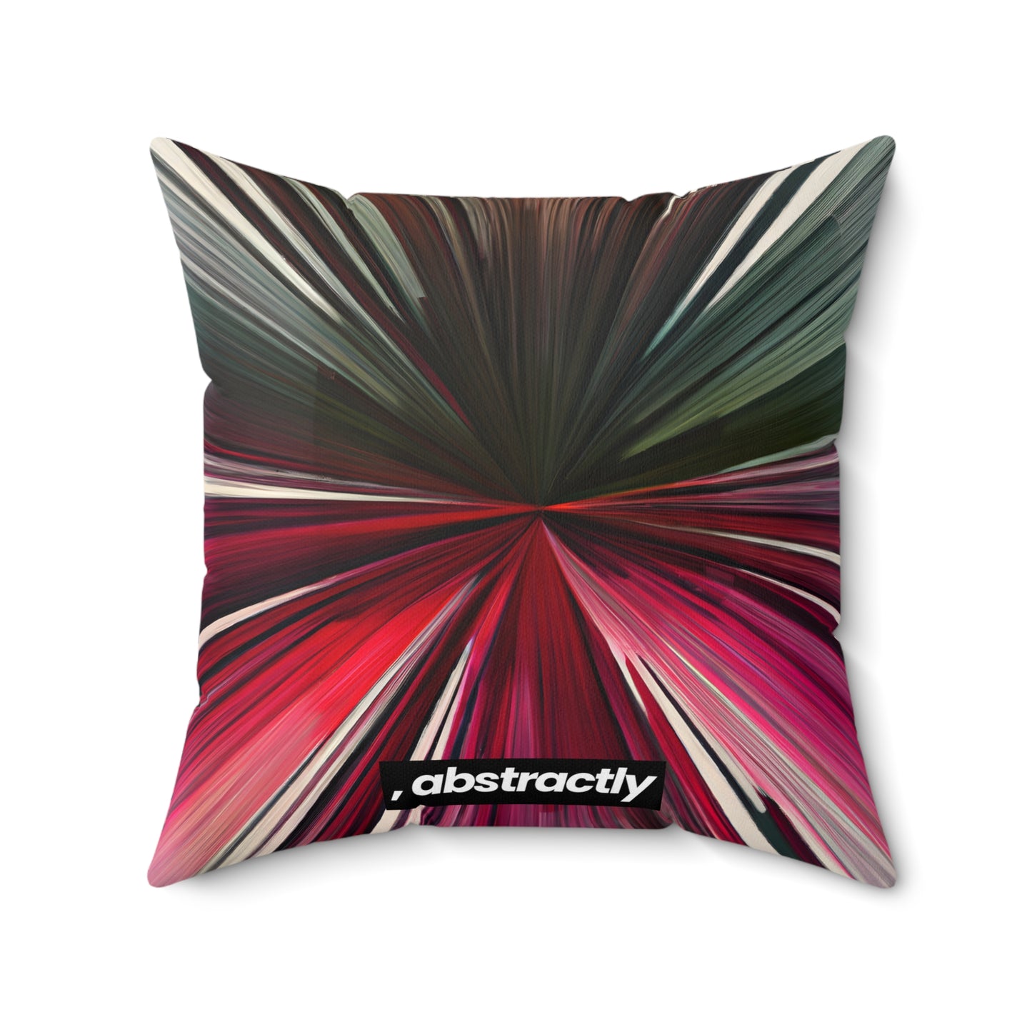 Lorenzo Mancini - Spring Force, Abstractly - Faux Suede Throw Pillow