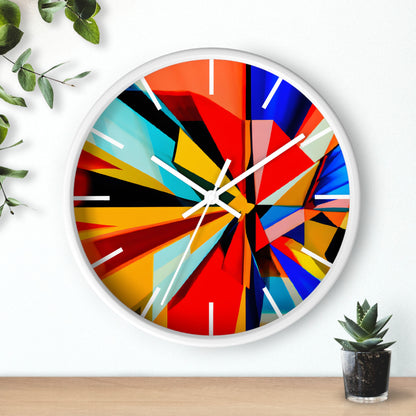 Oliver Lancaster - Electric Force, Abstractly - Wall Clock