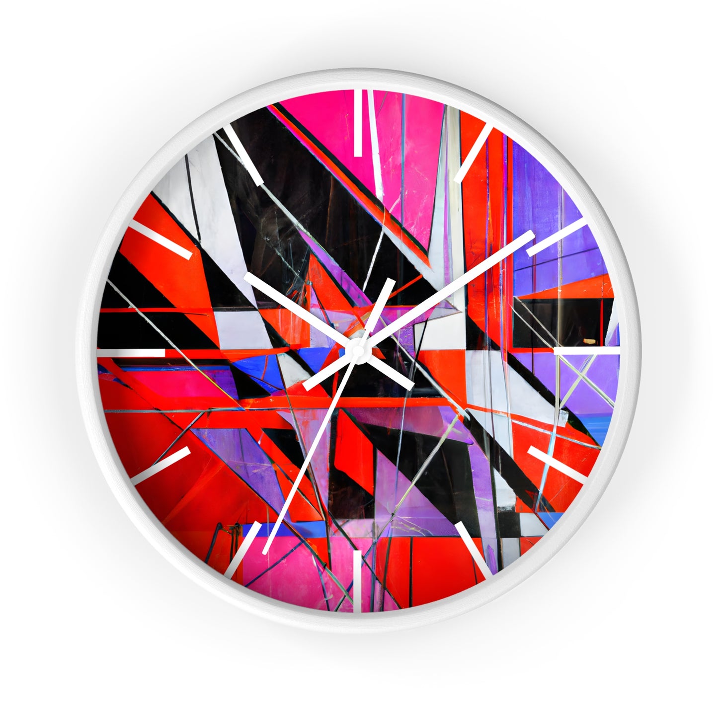 Lena Nordstrom - Tension Force, Abstractly - Wall Clock