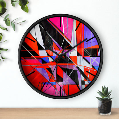 Lena Nordstrom - Tension Force, Abstractly - Wall Clock