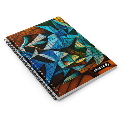 Janet Riggs - Applied Force, Abstractly - Spiral Notebook