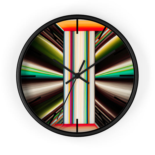 Ingrid Hartmann - Magnetic Force, Abstractly - Wall Clock