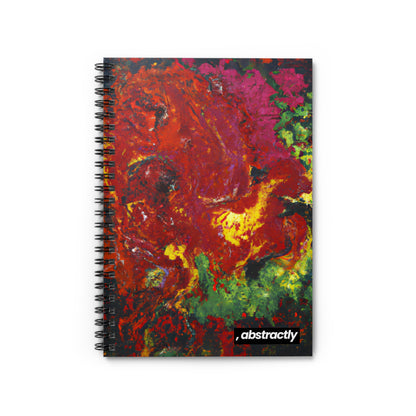 Johannsonite Crystal - Chemistry, Abstractly - Spiral Notebook