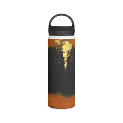 Quantum Trilithium Crystal - Chromium, Abstractly - Stainless Steel Water Bottle