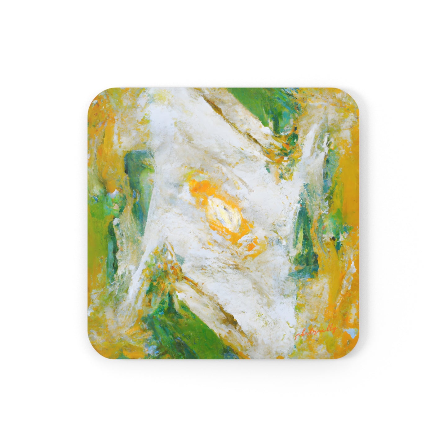 Photon-liteonium - Potassium, Abstractly - Corkwood Coaster Set of 4