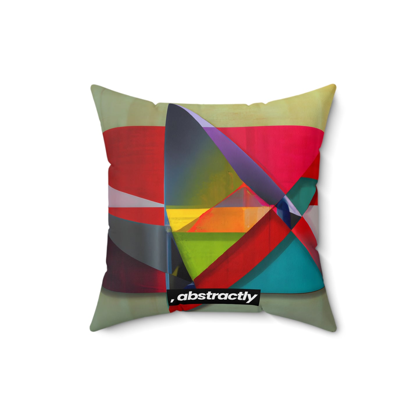 Thomas Sanderson - Friction Force, Abstractly - Faux Suede Throw Pillow