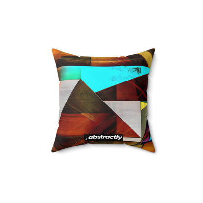 Julian Firth - Friction Force, Abstractly - Faux Suede Throw Pillow