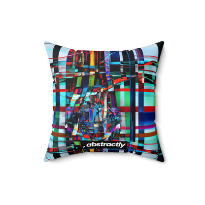 Lorenzo Griffin - Strong Force, Abstractly - Faux Suede Throw Pillow