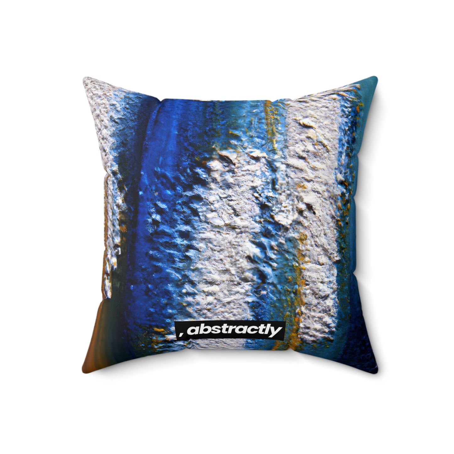 Crystalloxium Hydraflux - Chemistry, Abstractly - Faux Suede Throw Pillow