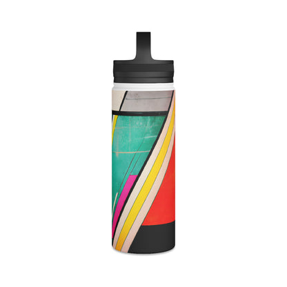 Lillian Rutherford - Gravity Force, Abstractly - Stainless Steel Water Bottle