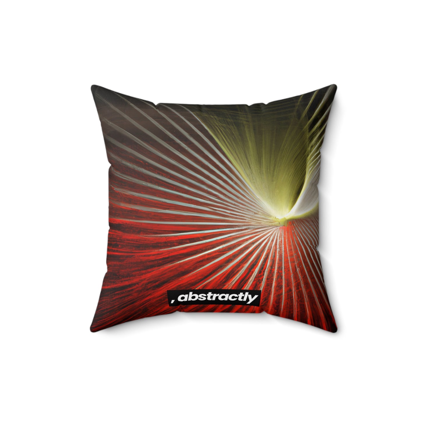 Beatrice Hawking - Spring Force, Abstractly - Faux Suede Throw Pillow