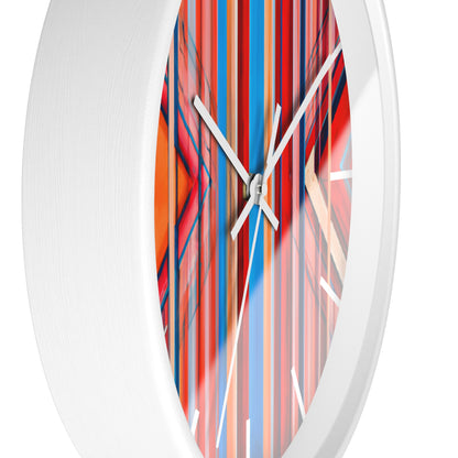 Irene Strauss - Electric Force, Abstractly - Wall Clock