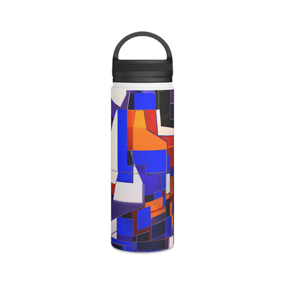 Margot Chamberlain - Friction Force, Abstractly - Stainless Steel Water Bottle