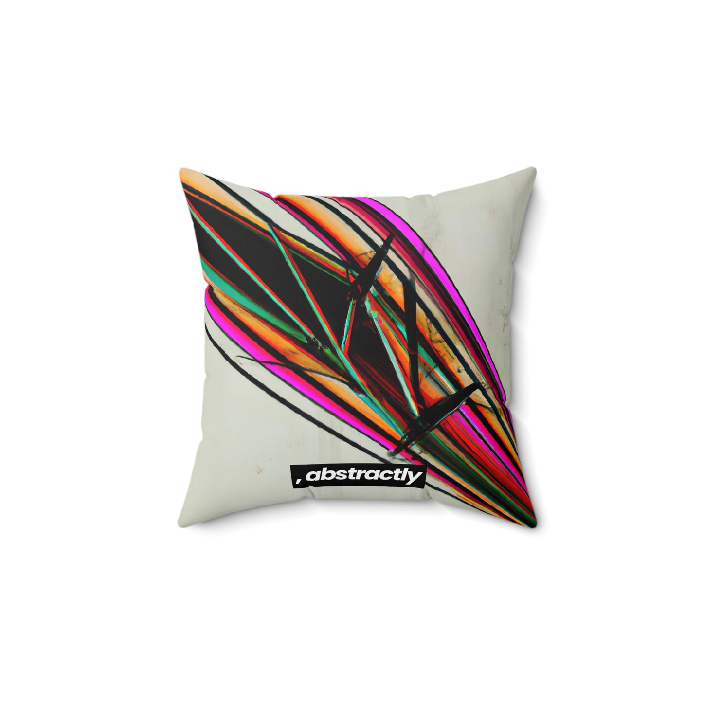 Carl Hartman - Air Resistance Force, Abstractly - Faux Suede Throw Pillow