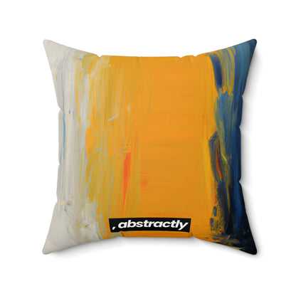 Pixeo Compound - Scandium, Abstractly - Faux Suede Throw Pillow