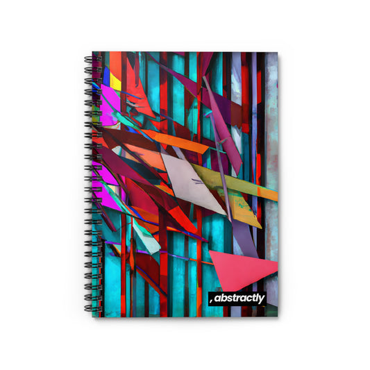 Iris Leonard - Electric Force, Abstractly - Spiral Notebook