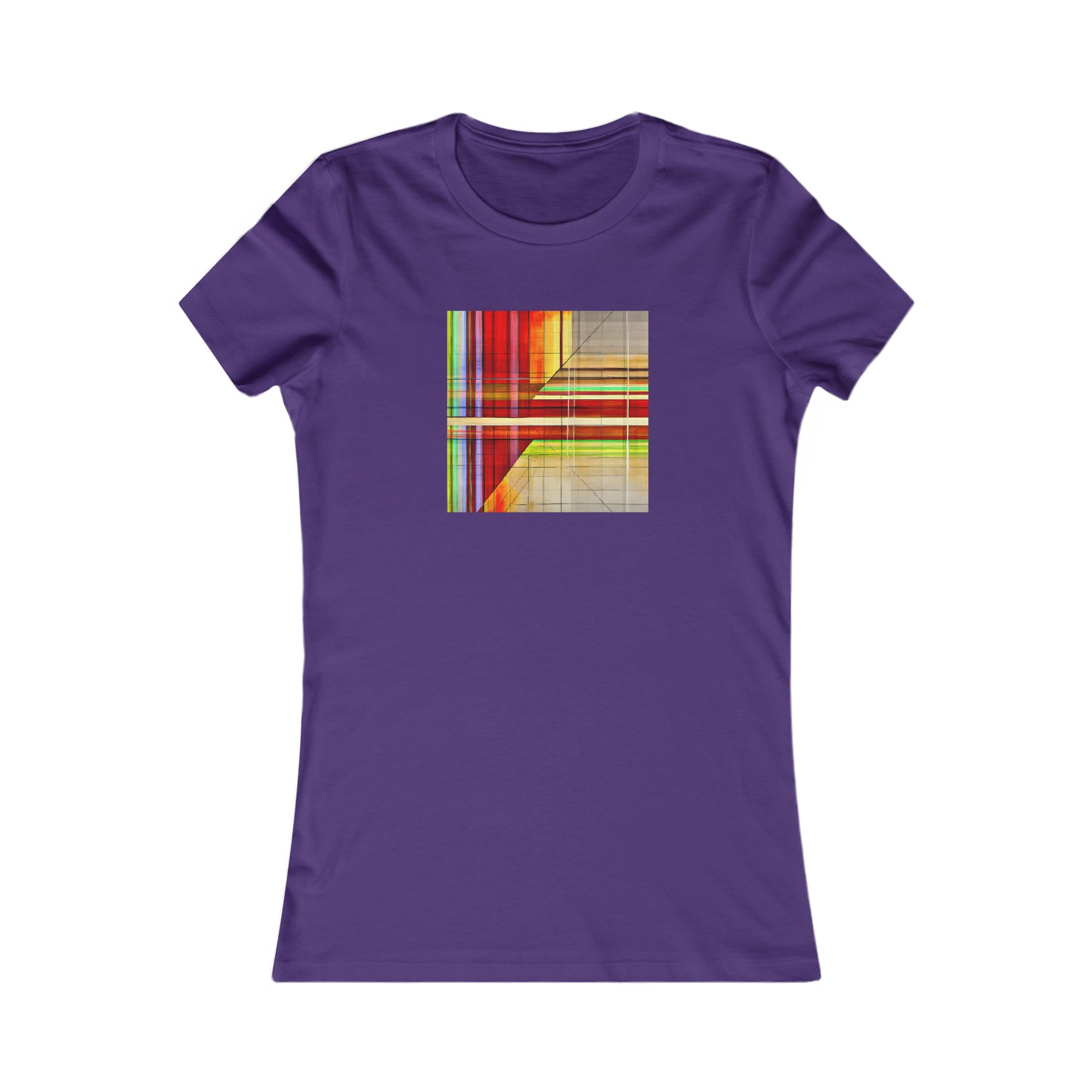 Evelyn Broadmore - Friction Force, Abstractly - Ladies' Cut Tee