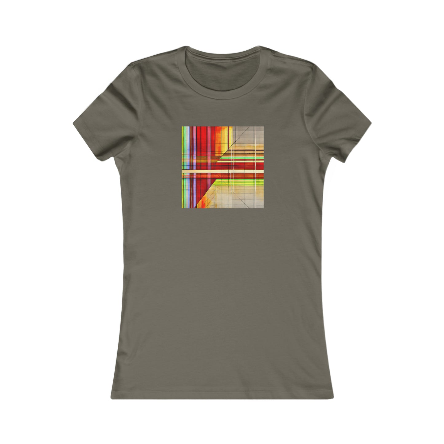 Evelyn Broadmore - Friction Force, Abstractly - Ladies' Cut Tee