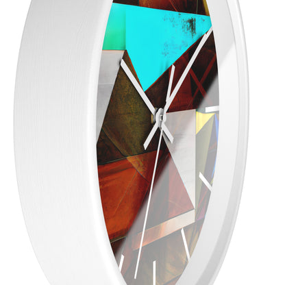 Julian Firth - Friction Force, Abstractly - Wall Clock