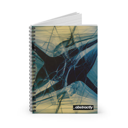 Helen Bertrand - Magnetic Force, Abstractly - Spiral Notebook