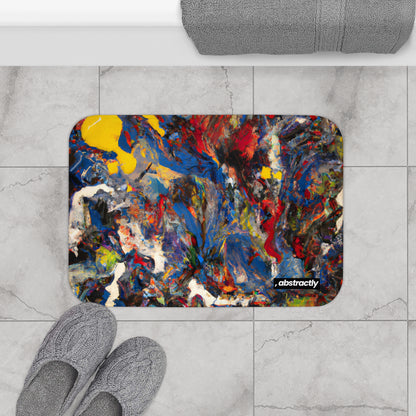 Amber Phosphorus Hexide - Chemistry, Abstractly - Bath Mat