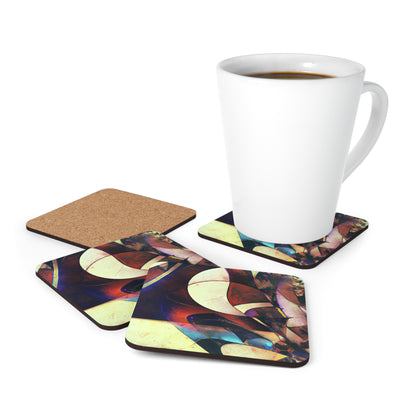 Marianne Rosenfield - Strong Force, Abstractly - Corkwood Coaster Set of 4