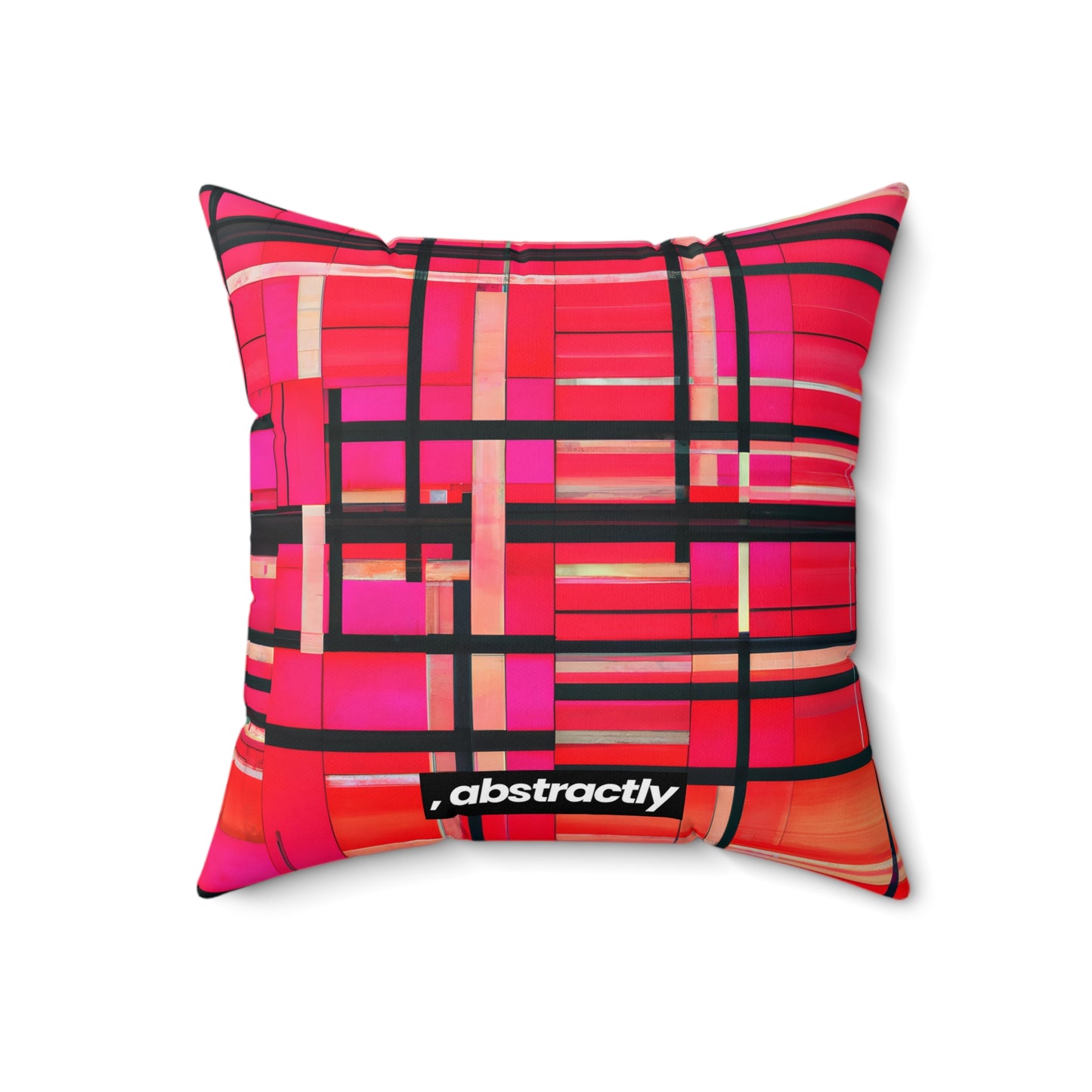 Adrian Kleinberg - Tension Force, Abstractly - Faux Suede Throw Pillow