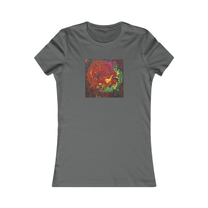 Johannsonite Crystal - Chemistry, Abstractly - Ladies' Cut Tee