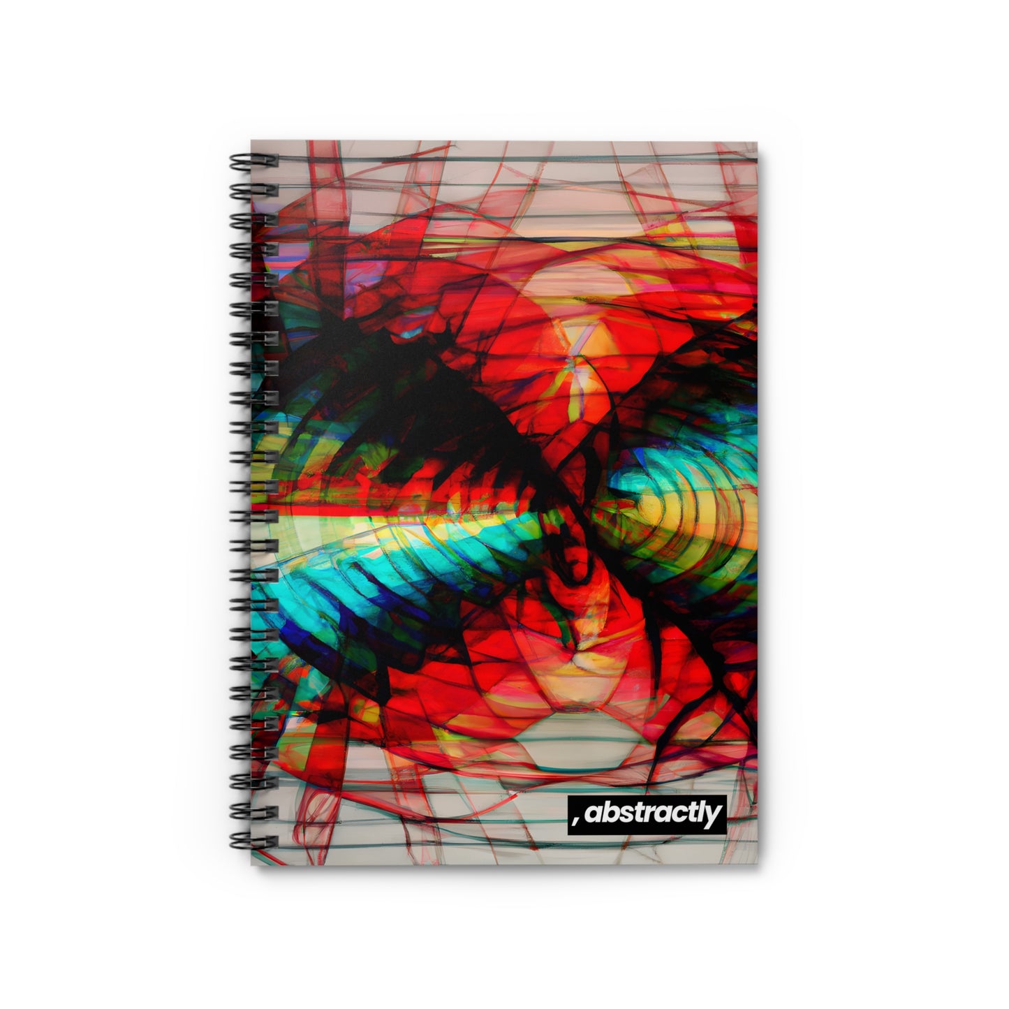 Yulia Sparks - Electromagnetic Force, Abstractly - Spiral Notebook