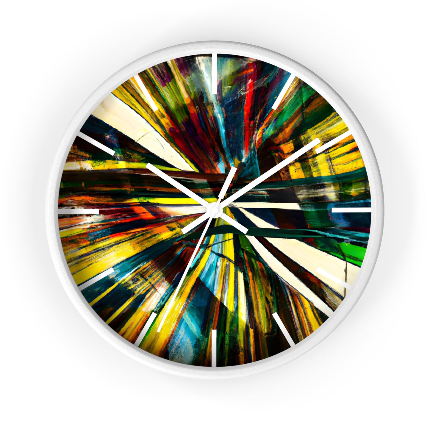 Daryl Norton - Electric Force, Abstractly - Wall Clock