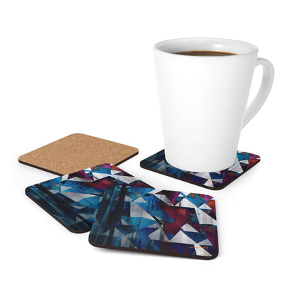 Mila Forsythe - Friction Force, Abstractly - Corkwood Coaster Set of 4