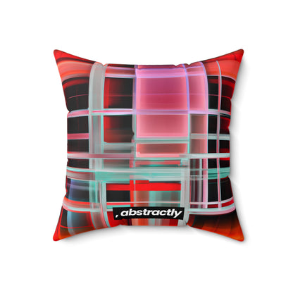 Alexandra Gunderson - Magnetic Force, Abstractly - Faux Suede Throw Pillow