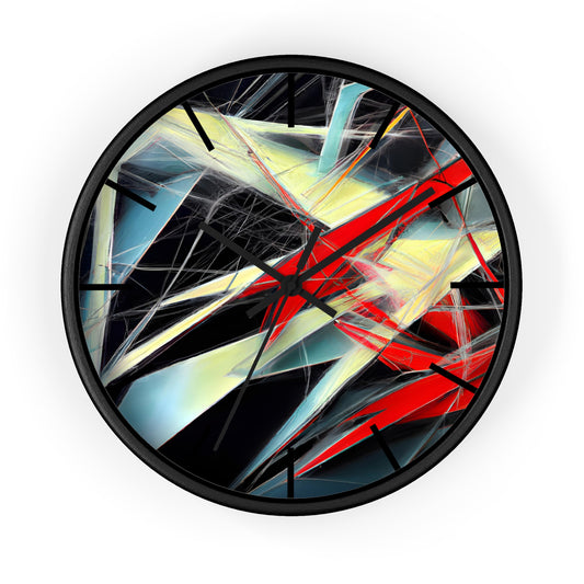 Joan Beaumont - Electromagnetic Force, Abstractly - Wall Clock