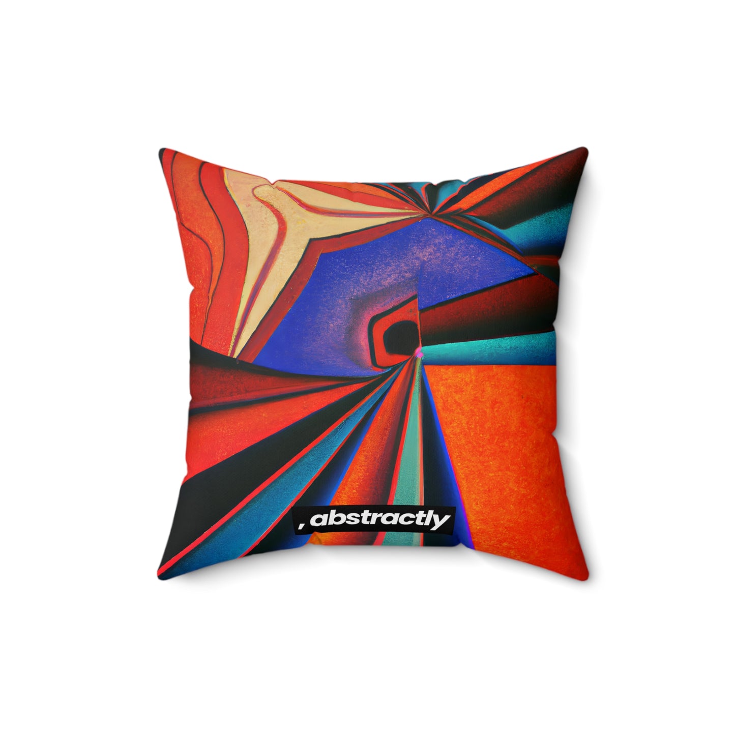 Kenneth Hadley - Weak Force, Abstractly - Faux Suede Throw Pillow