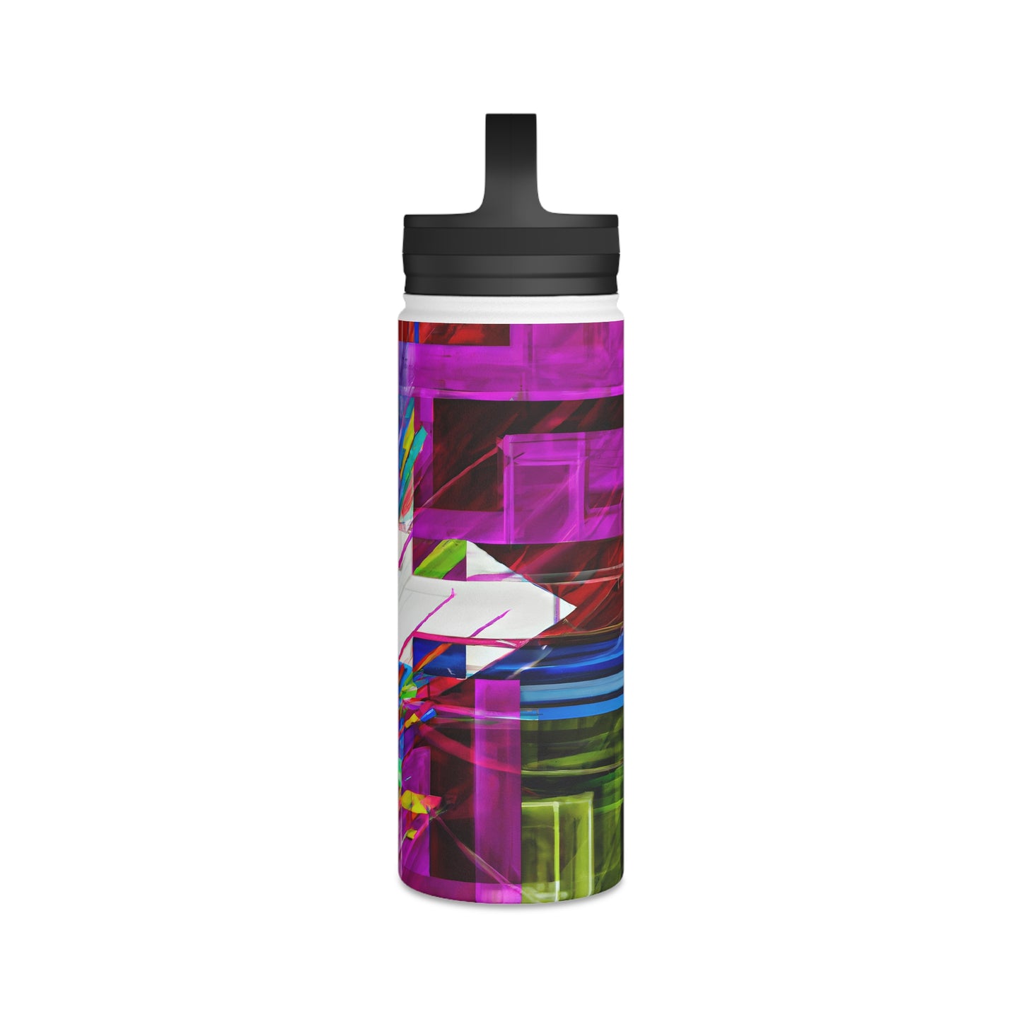 John Fermi - Friction Force, Abstractly - Stainless Steel Water Bottle